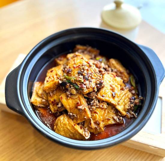 烧汁包浆豆腐(辣) Braised Tofu in Savory Sauce(Spicy)
